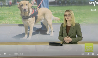 Naujovė Lietuvoje: pradedami rengti šunys vedliai neįgaliesiems